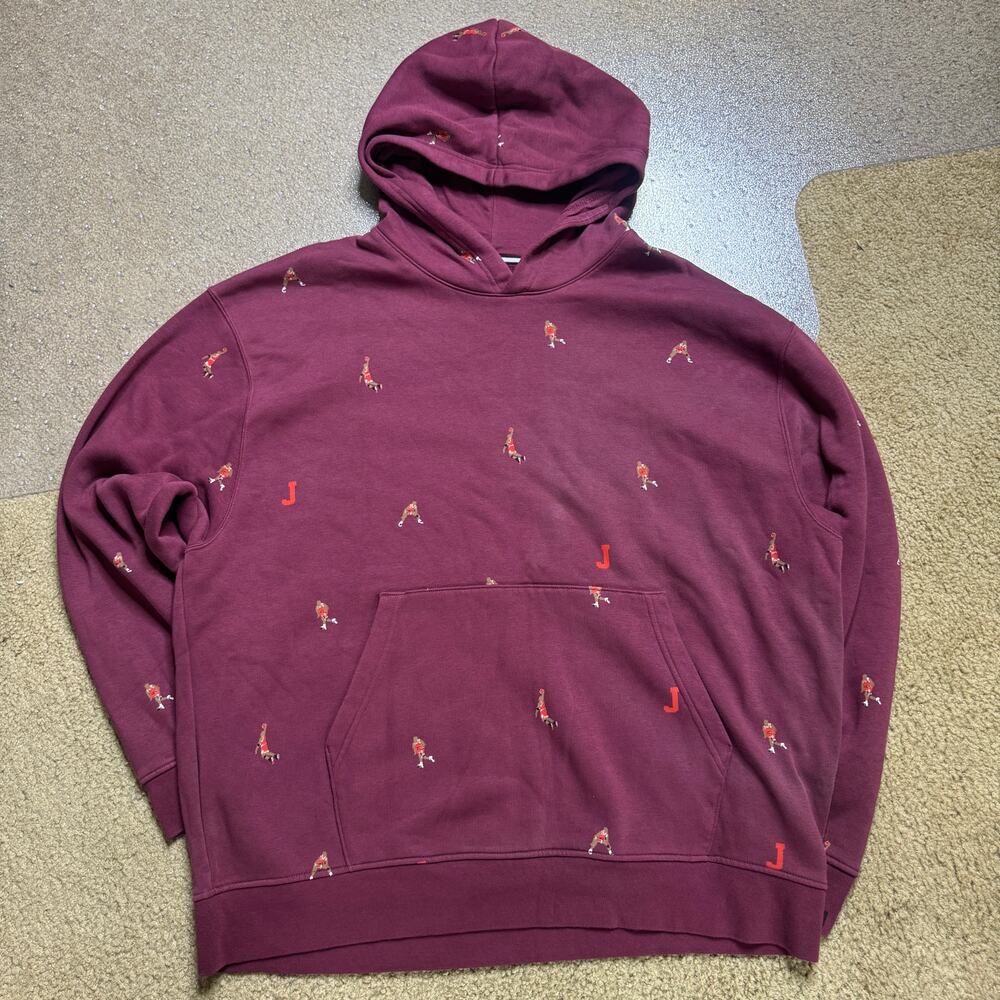 Nike Jordan Essentials MJ Print Hoodie & Pants Set XL
